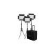 Kit Nanlite 3 light kit 900CSA w/Trolley Case &amp, Light Stand