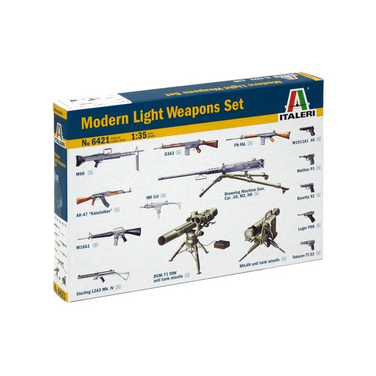 Model Kit doplňky 6421 - MODERN LIGHT WEAPON SET (1:35)