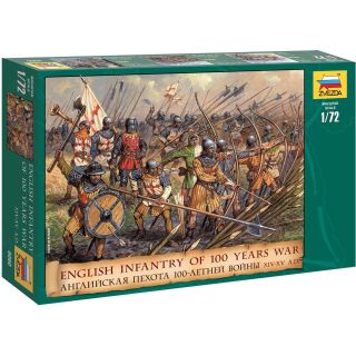 Wargames (AoB) figurky 8060 - English Infantry 100 Years War (1:72)