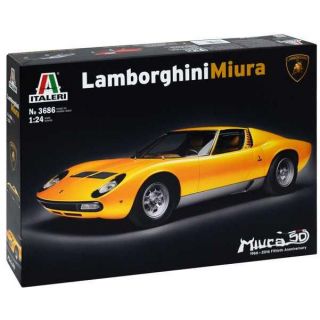 Model Kit auto 3686 - LAMBORGHINI MIURA (1:24)
