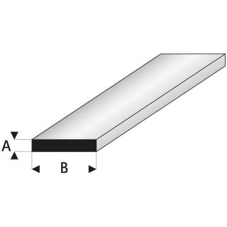 Raboesch profil ASA čtyřhranný 0.5x2.5x330mm (5)