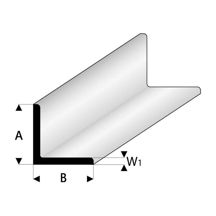 Raboesch profil ASA L 1.5x1.5x1000mm