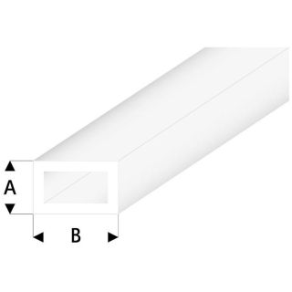 Raboesch profil ASA trubka čtyřhranná transparentní 3x6x330mm (5)