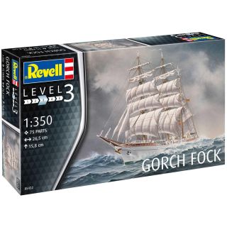 Plastic ModelKit loď 05432 - Gorch Fock (1:350)