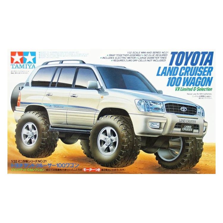 Tamiya 1:32 Mini 4WD Toyota Landcruiser 100