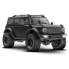 RC model auta Traxxas TRX-4M Ford Bronco 2021 v měřítku 1:18 s úžasnou všestranností a schopnostmi. Kovový rám podvozku se 4-bodovým zavěšením, olejové tlumiče, úhel zatáčení 45°, licencovaná bez-sponková karoserie, LED osvětlení v nárazníku. LiPo baterie a USB nabíječ. 