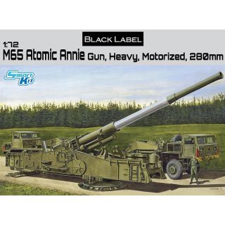 Model Kit military 7484 - M65 ATOMIC ANNIE GUN HEAVY MOTORIZED 280mm (Smart Kit) (1:72)