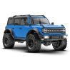 RC model auta Traxxas TRX-4M Ford Bronco 2021 v měřítku 1:18 s úžasnou všestranností a schopnostmi. Kovový rám podvozku se 4-bodovým zavěšením, olejové tlumiče, úhel zatáčení 45°, licencovaná bez-sponková karoserie, LED osvětlení v nárazníku. LiPo baterie a USB nabíječ. 