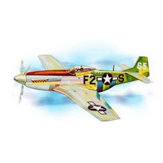 P-51 Mustang (705mm) laser.vyřezávaný