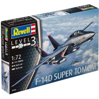 Plastic ModelKit letadlo 03960 - F-14D Super Tomcat (1:72)