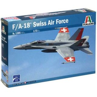 Model Kit letadlo 1385 – F/A 18 SWISS AIR FORCE (1:72)