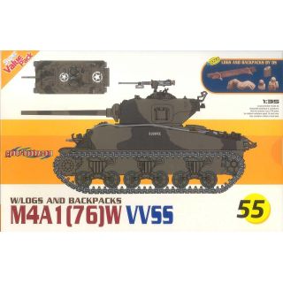 Modelkit tank 9155 - M4A1(76)W VVSS 1:35