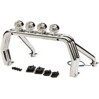 Traxxas Roll bar (assembled with LED light bar)/ roll bar mounts, left & right (pro NO9212)