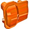 Tuningový díl pro RC modely aut Traxxas TRX-4M: kryt rozvodovky hliníkový oranžově eloxovaný (2 ks).
