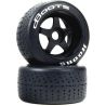 Náhradní díl pro RC modely aut Arrma Infraction/Felony 6S BLX: kolo kompletní s pneumatikou dBoots Hoons 53/100 2.9, barva disku stříbrná (2 ks).