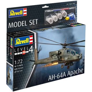 ModelSet vrtulník 63824 - AH-64A Apache (1:72)
