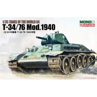 Model Kit tank MD004 - T-34/76 MOD.1940 (1:35)