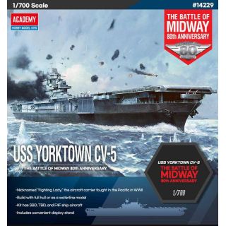 Model Kit loď 14229 - USS Yorktown CV-5 "Battle of Midway" (1:700)