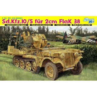 Model Kit military 6676 - Sd.Kfz.10/5 für 2cm Flak 38 (SMART KIT) (1:35)