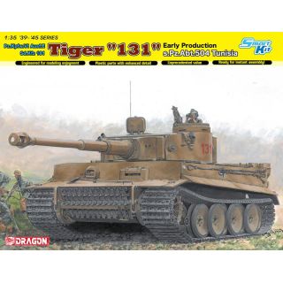Model Kit tank 6820 - Tiger I "131" s.Pz.Abt.504 Tunisia (Smart Kit) (1:35)