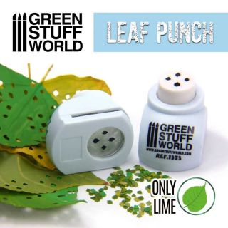 Miniature Leaf Punch LIGHT BLUE / Lime 1:65 1:48 1:43
