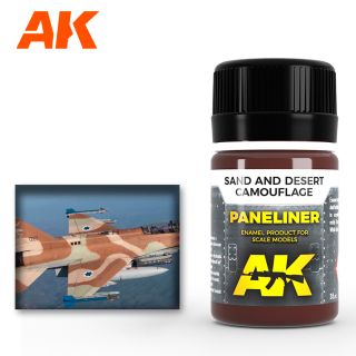 Paneliner for sand and desert camouflage 35ml