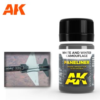 Paneliner for white and winter camouflage 35ml