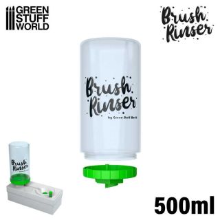 Bottle brush rinser 500ml - Green / Náhradná fľaša 500ml - zelená