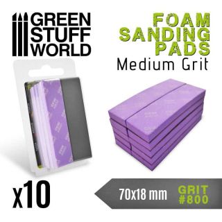 Foam Sanding Pads 800 grit 10pcs/ Penové brúsne podložky 800 10ks
