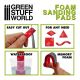 Foam Sanding Pads - COARSE GRIT ASSORTMENT x20 / Penové brúsky Hrubá zrnitosť x20