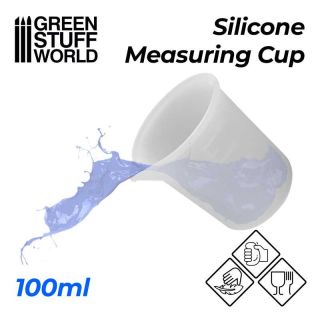 5x Silicone Measuring Cups 100ml / 5x silikónové odmerky 100 ml