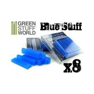 Blue Stuff Mold 8 bars / Modrá hmota 8 tyčiniek