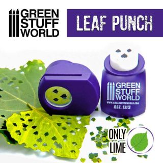 Miniature Leaf Punch DARK PURPLE / Lime 1:35 1:43 1:48