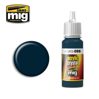 CRYSTAL Black Blue (and Tail Light Off) 17ml / A.MIG-099