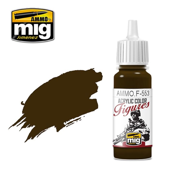 FIGURES PAINTS Burnt Brown Red 17ml / AMMO.F-553