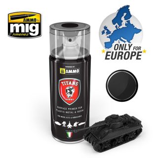 TITANS HOBBY Black Matt Primer 400ml