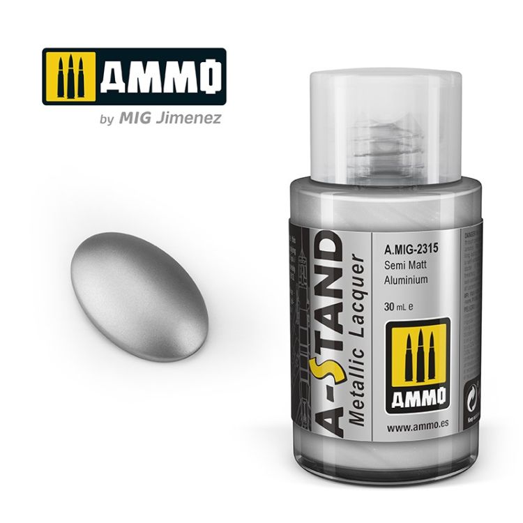 A-STAND Semi Matt Aluminium 30ml / A.MIG-2315