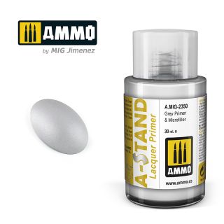 A-STAND Grey Primer & Microfiller 30ml / A.MIG-2350