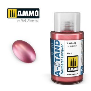 A-STAND Hot Metal Red 30ml / A.MIG-2420