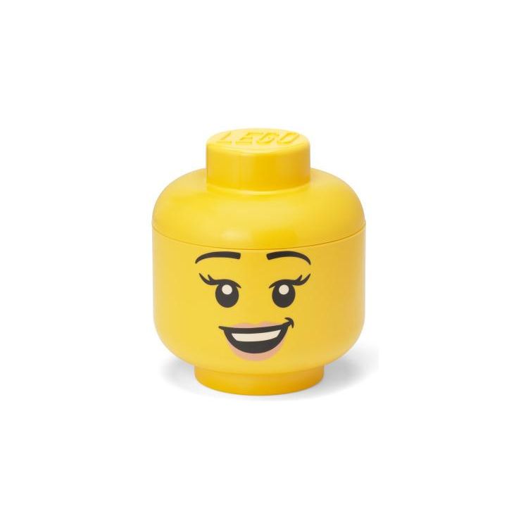 LEGO Storage Head small - šťastná dívka