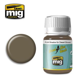 PANEL LINE WASH Shadow for Desert Brown 35ml / A.MIG-1621