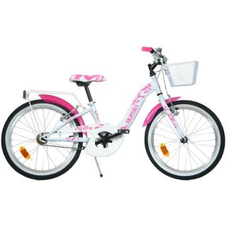 DINO Bikes - Dětské kolo 20" Girl White/Pink
