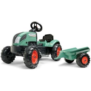 FALK - Šlapací traktor Farm Lander s vlečkou