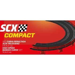 SCX Compact - Klopená zatáčka (sada)