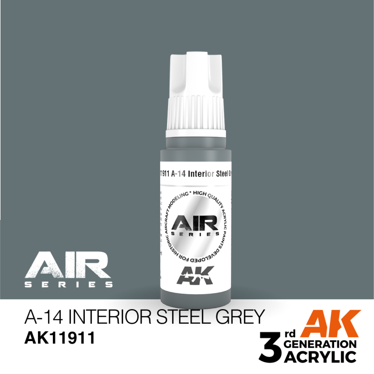 A-14 Interior Steel Grey 17ml
