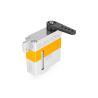 Celokovové digitální HiVolt servo s Coroless (bezjádrovým) motorem a kovovými převody, 2x kuličkové ložisko, 8,0/10.0kg při 7,4/8,4V a 0,12/0,095s na 7,4/8,4V, váha 29,0g, 30,0x10,0x36,0mm. Provozní napětí 4,8 - 8,4V.