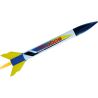 Stavebnice modelu rakety Klima Phobos Quick Easy Kit o délce 420mm, na raketový motor řady B4-4 (100 m), C6-5 (280 m), D9-7 (560 m). Kompletace je jednoduchá, stabilizátory se nasunou do drážek, hlavice je hotová, lepí se pouze vložka motoru. Stačí pouze sejmout obtisk na trup a připojit padák.