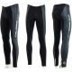 Elastické kalhoty CRUSSIS - ONE, černá/bílá