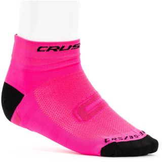Cyklistické ponožky CRUSSIS, růžovo/černé
