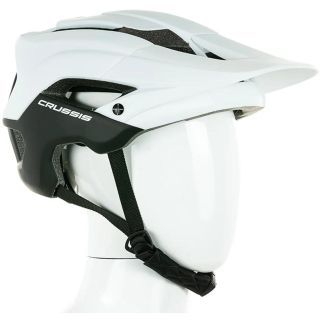 Cyklistická helma CRUSSIS 03012 - bielo/čierna